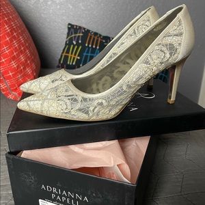 Adrianna Papell Lace Heels W10